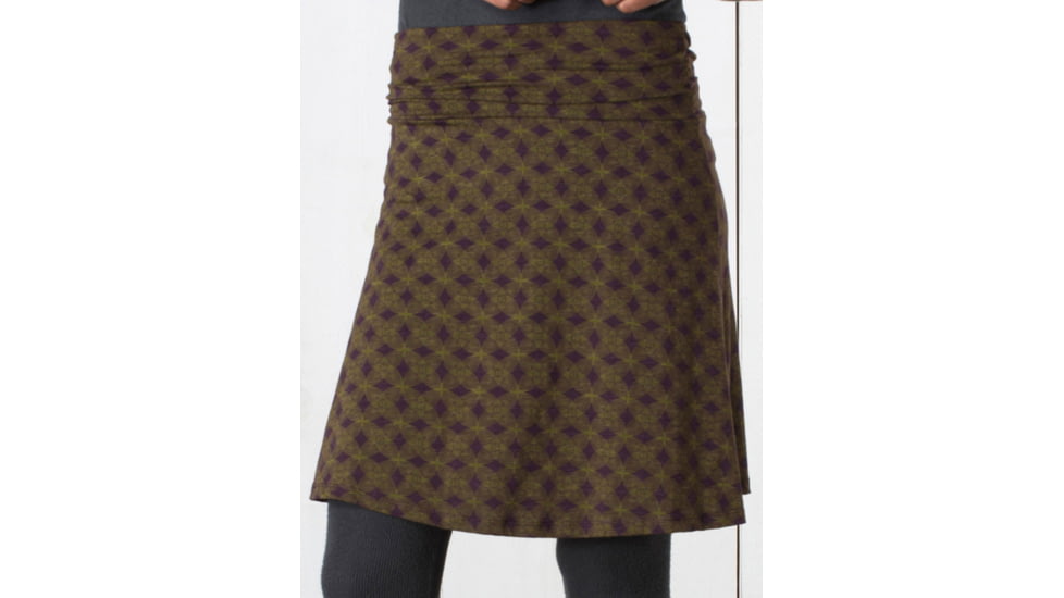Toad&amp;Co Chaka Skirt - Women's-Dark Plum Print-Small
