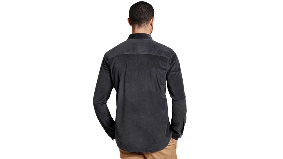 Toad&amp;Co Cruiser Cord LS Shirt - Mens, Soot, Small, T2241906-089-S