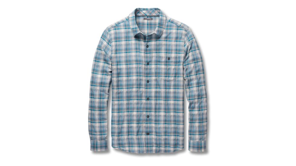 Toad&amp;Co Cuba Libre Mens Long Sleeve Shirt, Deepwater, Large T2252402-421-L