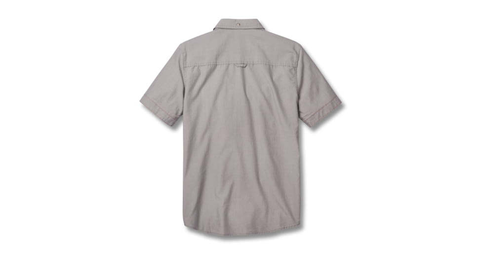 Toad&amp;Co Cutler Mens Long Sleeve Slim Shirt, Smoke, Large T2222801-259-L