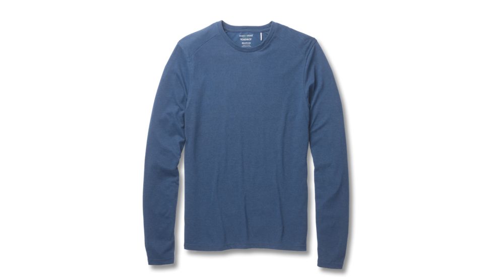 Toad&amp;Co Debug Lightweight Men's Long Sleeve Crew, Bright Indigo, Small, T2242709-402-S