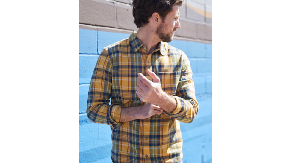 Toad&amp;Co Flannagan LS Shirt - Mens, Hot Sauce, Small, T2251708-621-S