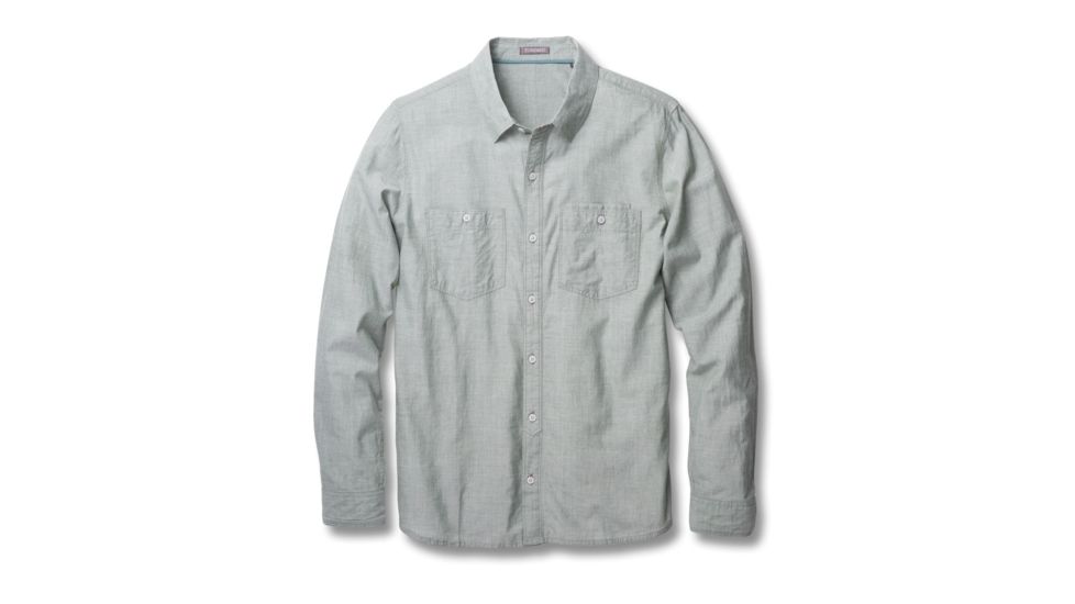 Toad&amp;Co Honcho Dos Men's Long Sleeve Shirt, Arctic, Large T2252700-055-L