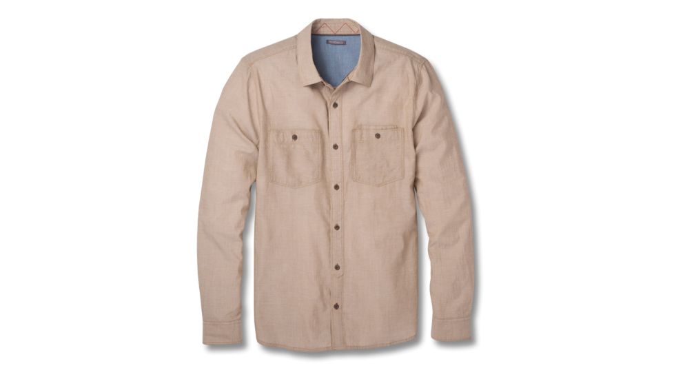 Toad&amp;Co Honcho Dos Men's Long Sleeve Shirt, Seal Brown, Large T2252700-243-L