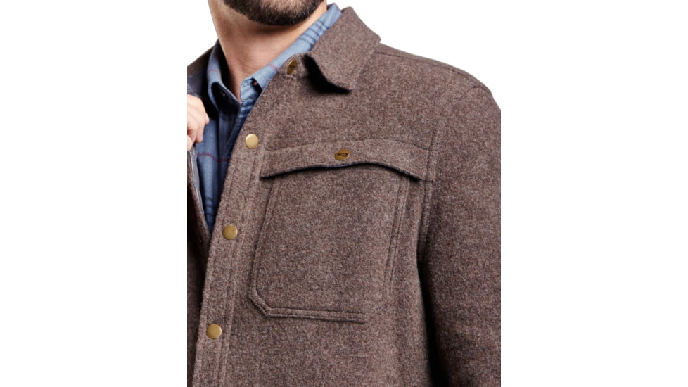 Toad&amp;Co Kennicott Shirtjac Jacket - Mens, Falcon Brown, 2XL, T2621706-203-XXL