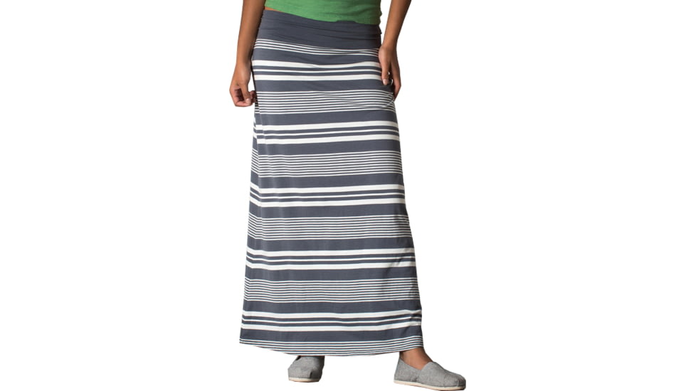 Toad&amp;Co Keyboard Skirt - Womens-Storm Grey Stripe-Medium htd0086-Storm Grey Stripe-Medium