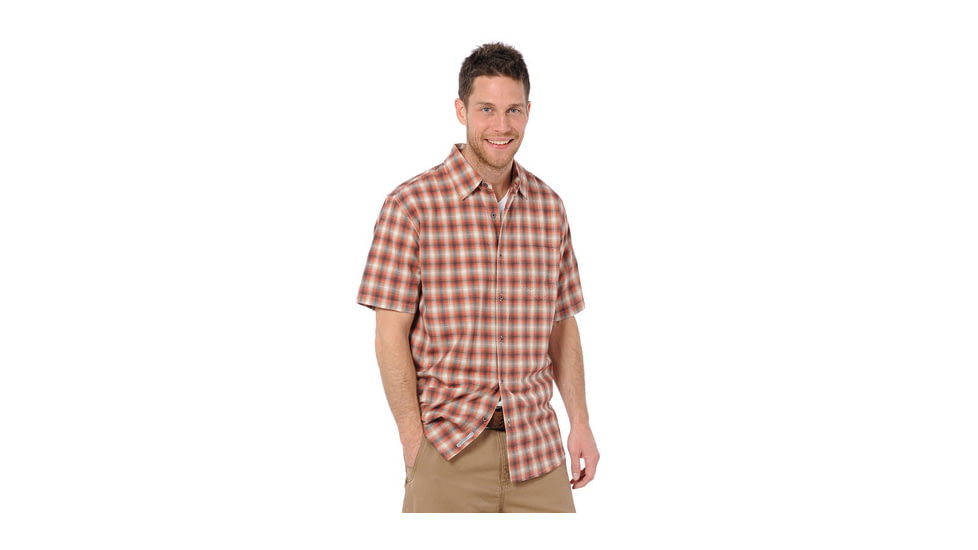 Toad&amp;Co Open Air Short Sleeve Shirt - Men's-Mineral Red-Small