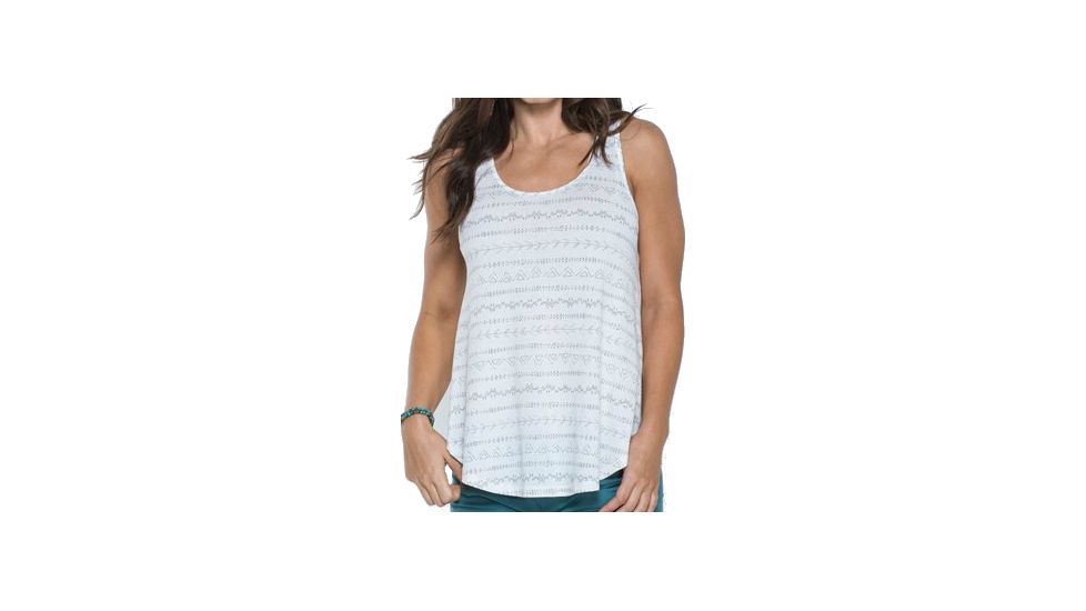 Toad&amp;Co Papyrus Flowy Tank - Women's-Egret Line Print-Small