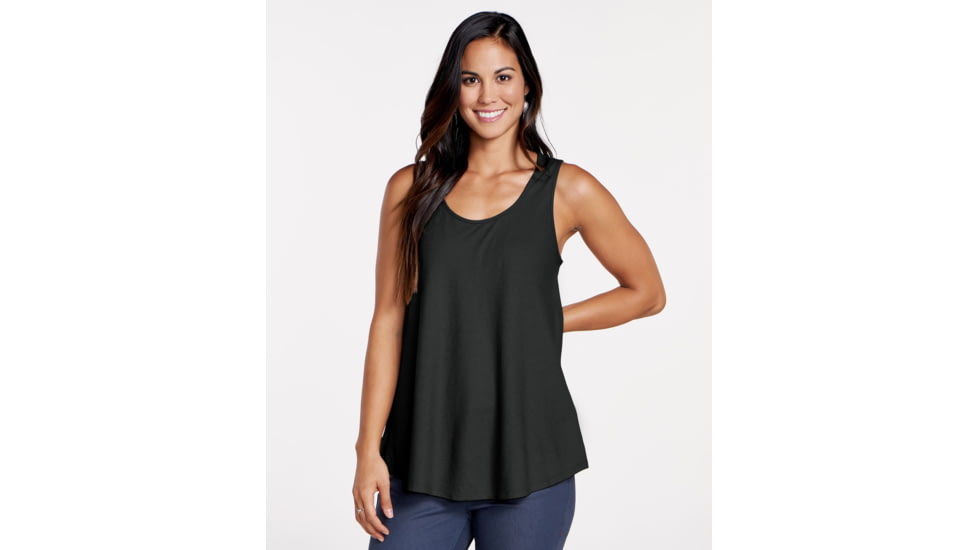 Toad&amp;Co Papyrus Flowy Women's Tank, Black, Large T1112702-100-L