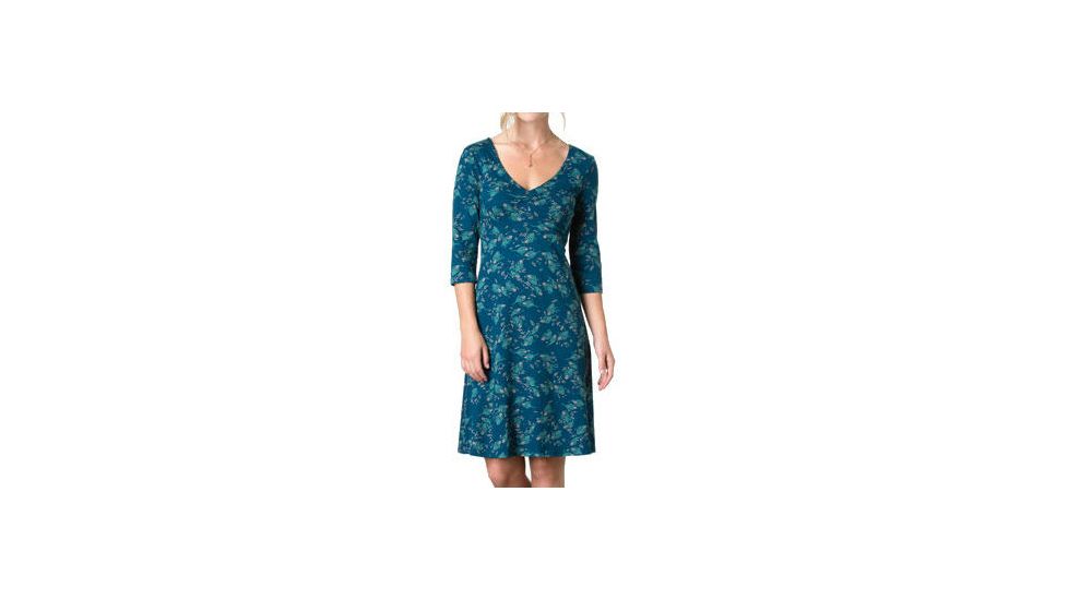Toad&amp;Co Rosalinda Dress - Women's-Blue Abyss Geese Print-Medium