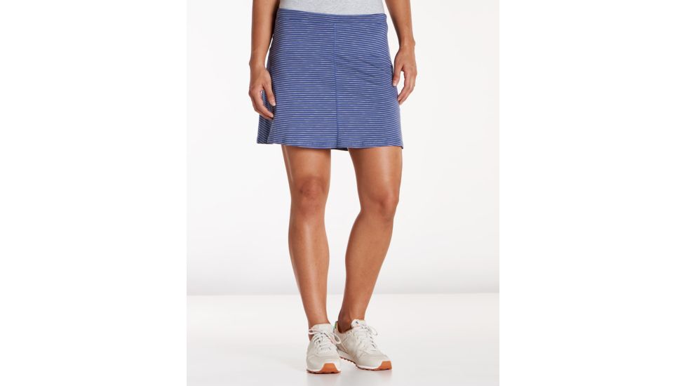 Toad&amp;Co Seleena Women's Skort, Blueberry Stripe, Large T1842801-429-L