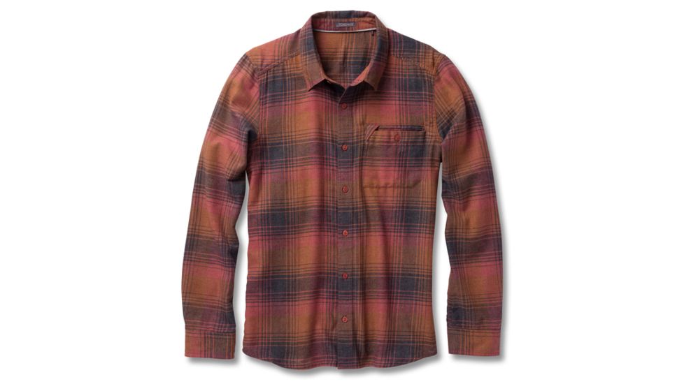 Toad&amp;Co Singlejack Long Sleeve Shirt - Men's-Dark Chestnut-Small