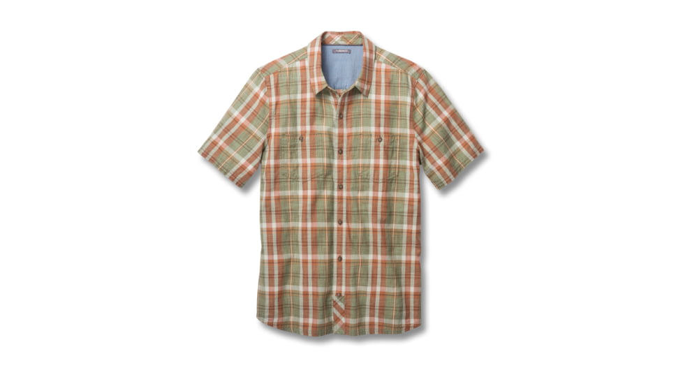 Toad&amp;Co Smythy Men's Short Sleeve Shirt, Borealis, 2XL T2012137-391-XXL