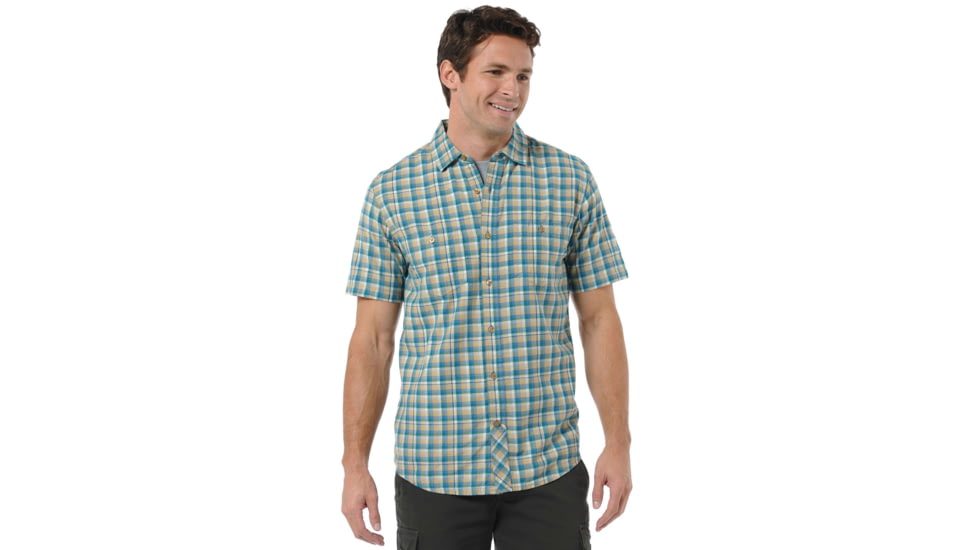 Toad&amp;Co Smythy Short Sleeve Shirt - Men's-Deep Blue Green-X-Large