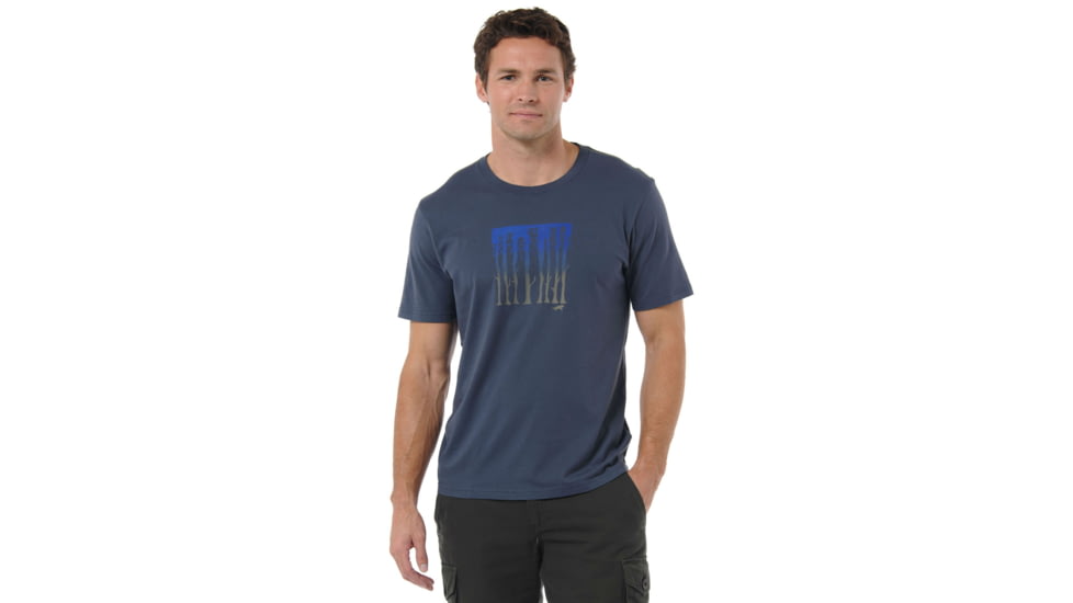 Toad&amp;Co Tree City Tee - Men's-Blue Steel-Small