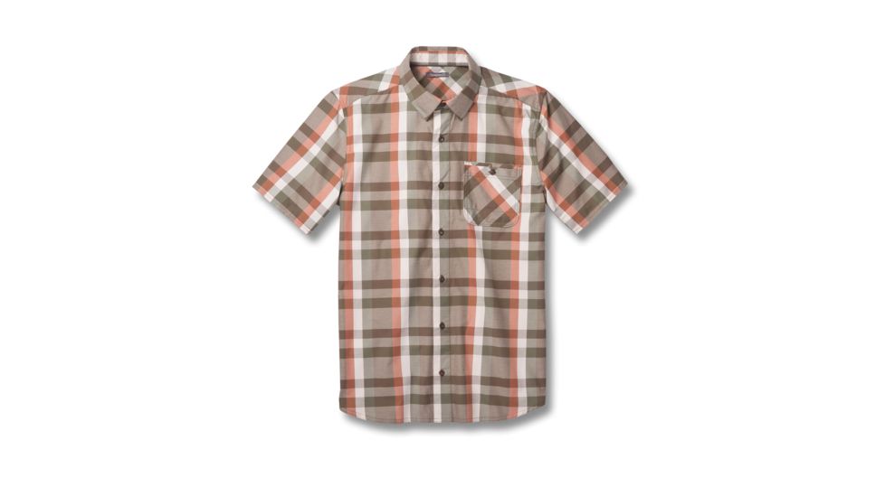 Toad&amp;Co Ventilair Men's Short Sleeve Shirt, Jeep, Medium, T2222704-211-M