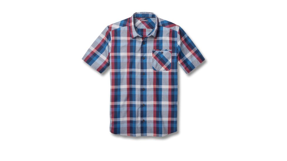 Toad&amp;Co Ventilair Men's Short Sleeve Shirt, Deep Navy, Medium, T2222704-420-M