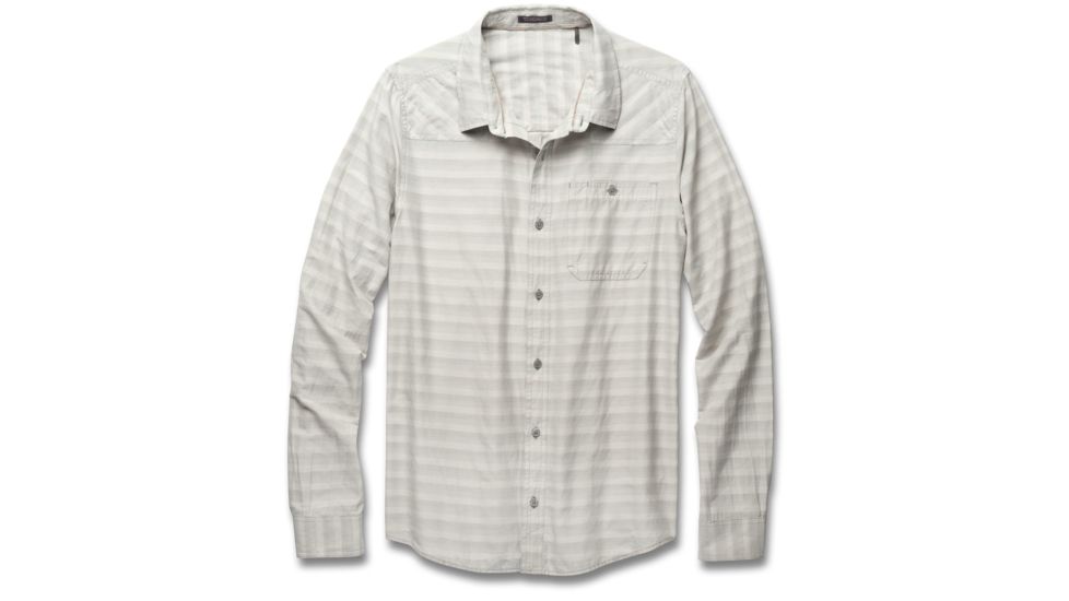 Toad&amp;Co Wonderer Long Sleeve Shirt - Men's-Light Ash-X-Large