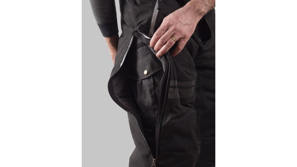 TOBE Outerwear Hoback Bib, Jet Black, M, 100322-001-004