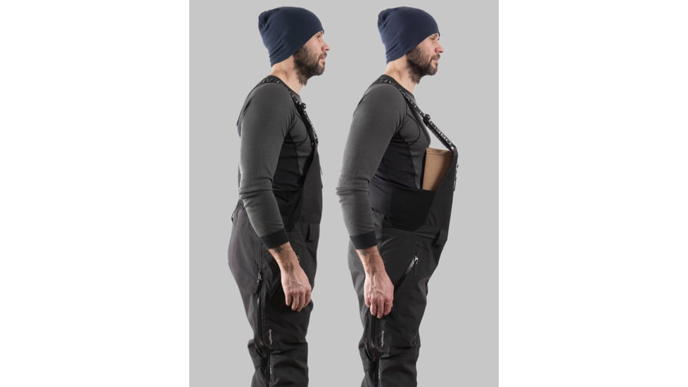 TOBE Outerwear Iter V2 Bib, Jet Black, M, 100422-001-004