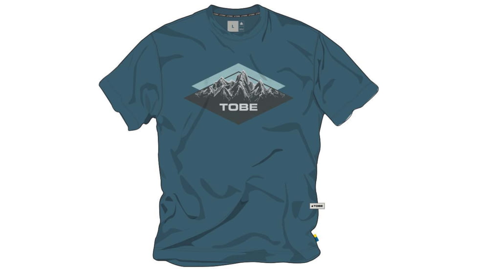 TOBE Outerwear Path Tee Diamond, Mallard Blue, XS, 300123-504-002