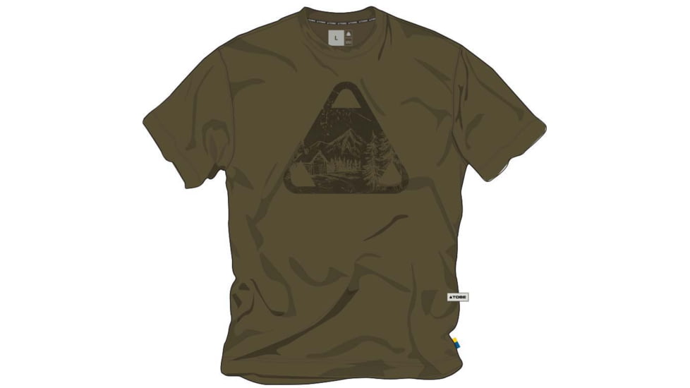 TOBE Outerwear Path Tee Home, Dark Olive, XL, 300123-507-006