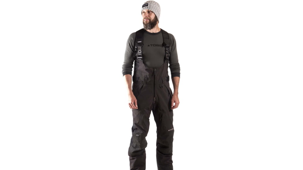 TOBE Outerwear Vivid Bib, Jet Black, M, 100122-001-004