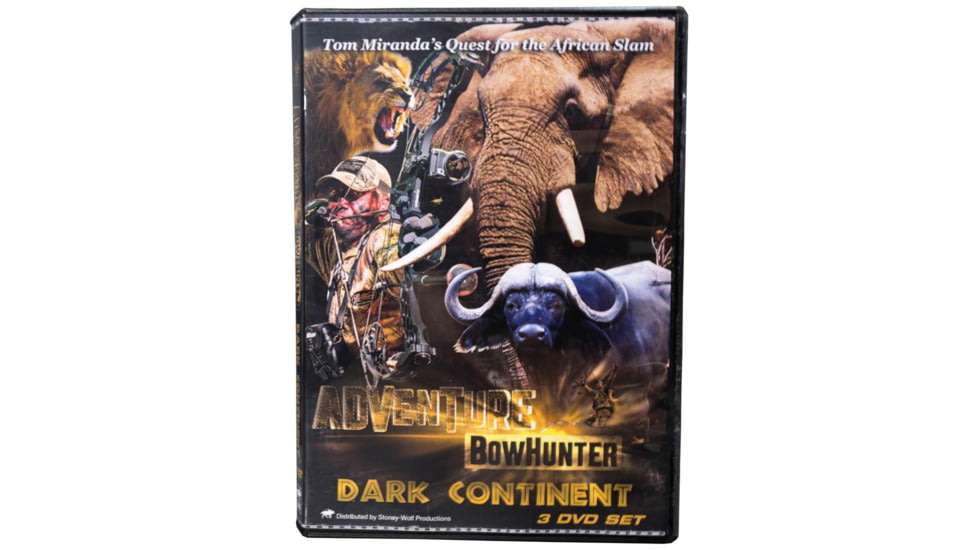 Tom Miranda Outdoor Productions Adventure Bowhunter, Dark Continent Africa DVD Set, Assorted 75791