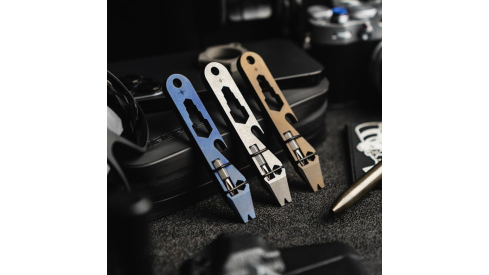 Toor Knives Titanium Keychain Multi-Tool, Bronze, Titanium MultiTool - Bronze