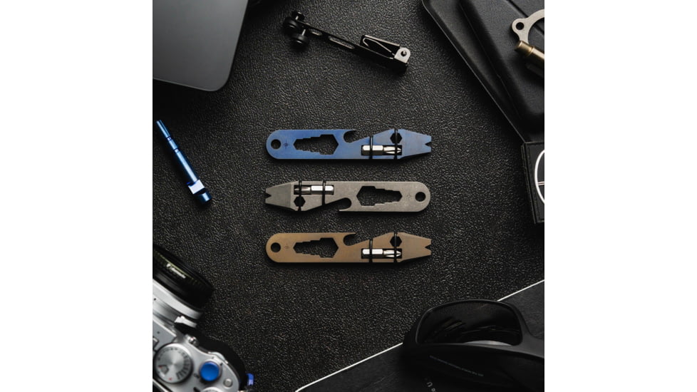 Toor Knives Titanium Keychain Multi-Tool, Natural, Ttm MTl - Ntrl