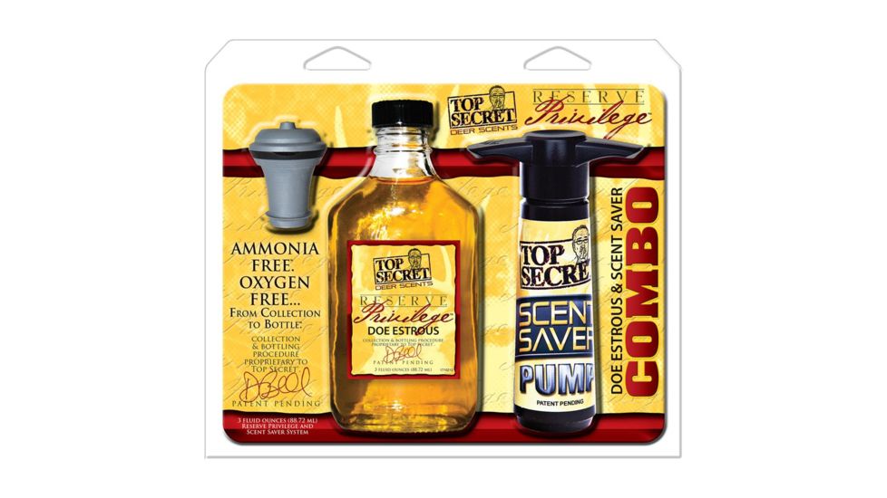 Top Secret Privilege Estrous Combo, Yellow, 3 oz. TS1010P
