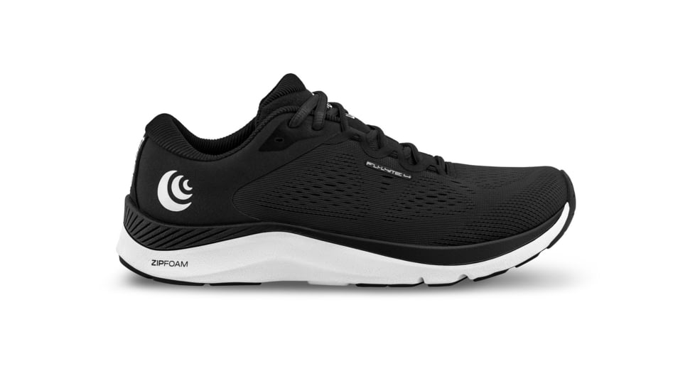 Topo Athletic Fli-Lyte 4 Road Running Shoe - Womens, Black/White, 7, W049-070-BLKWHT