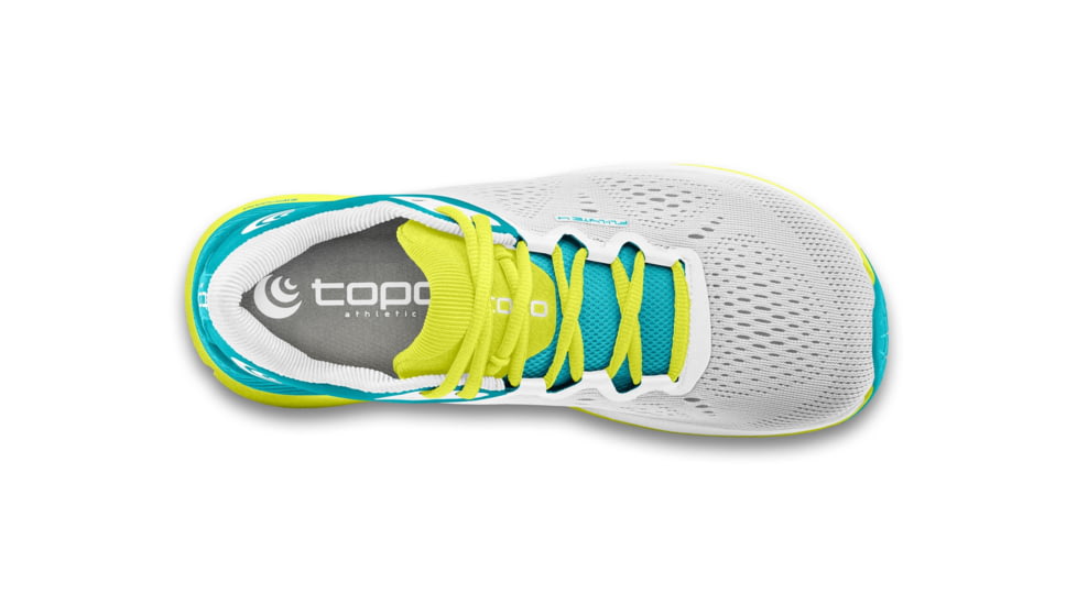 Topo Athletic Fli-Lyte 4 Road Running Shoe - Womens, White/Lime, 10.5, W049-105-WHTLIM