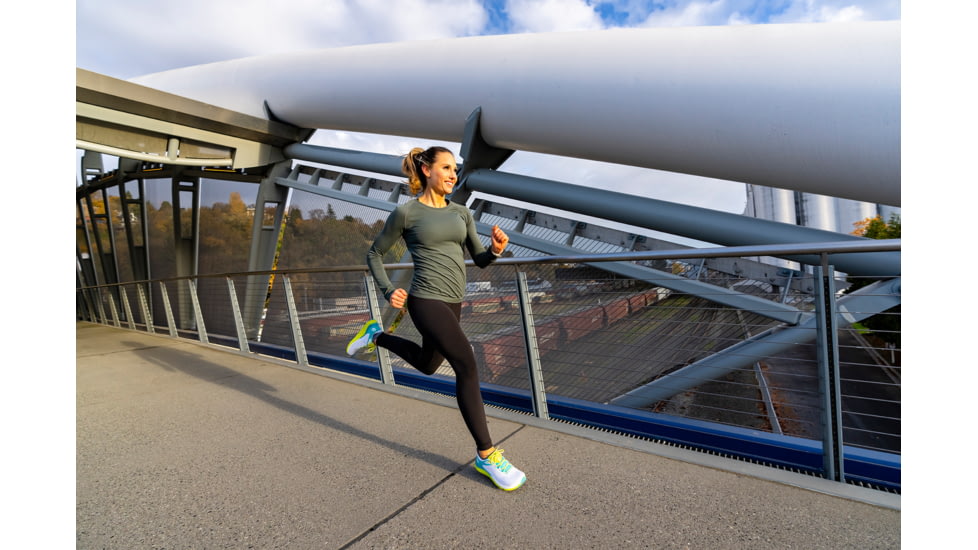 Topo Athletic Fli-Lyte 4 Road Running Shoe - Womens, White/Lime, 10.5, W049-105-WHTLIM