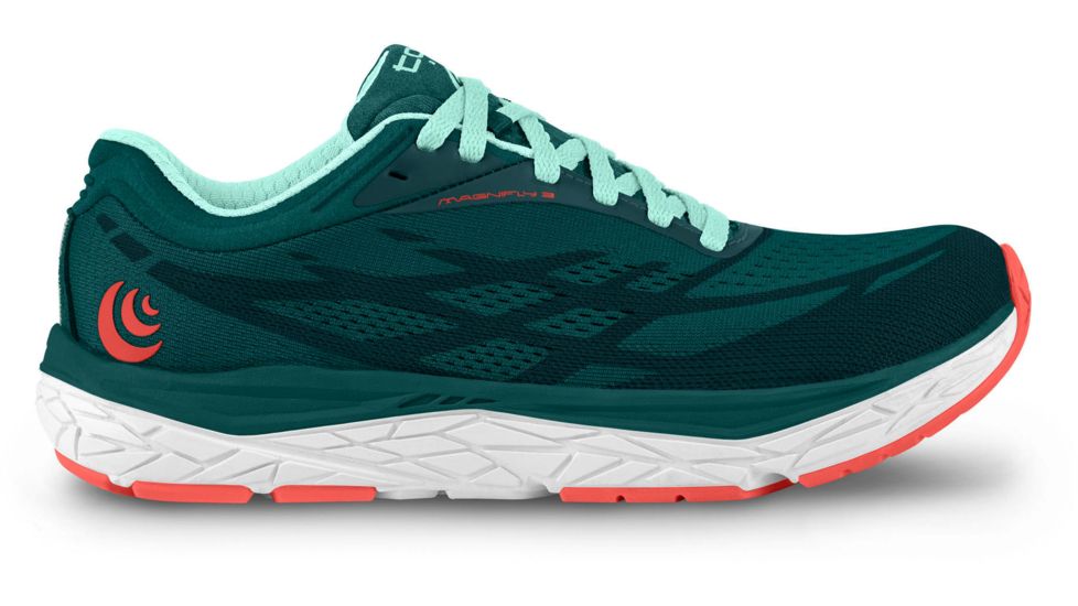 Topo Athletic Magnifly 3 Road Running Shoes - Womens, Emerald/Sky, 7.5 US, W034-075-EMESKY