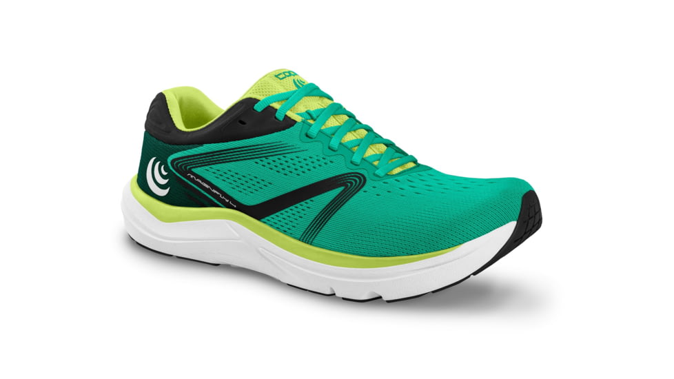 Topo Athletic Magnifly 4 Road Running Shoes - Mens, Aqua/Black, 12.5, M051-125-AQUBLK