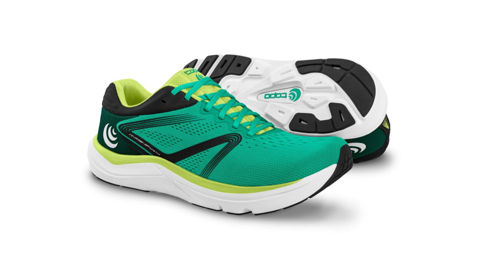 Topo Athletic Magnifly 4 Road Running Shoes - Mens, Aqua/Black, 12.5, M051-125-AQUBLK