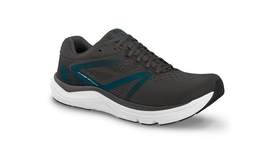 Topo Athletic Magnifly 4 Road Running Shoes - Mens, Grey/Navy, 8, M051-080-GRYNAV