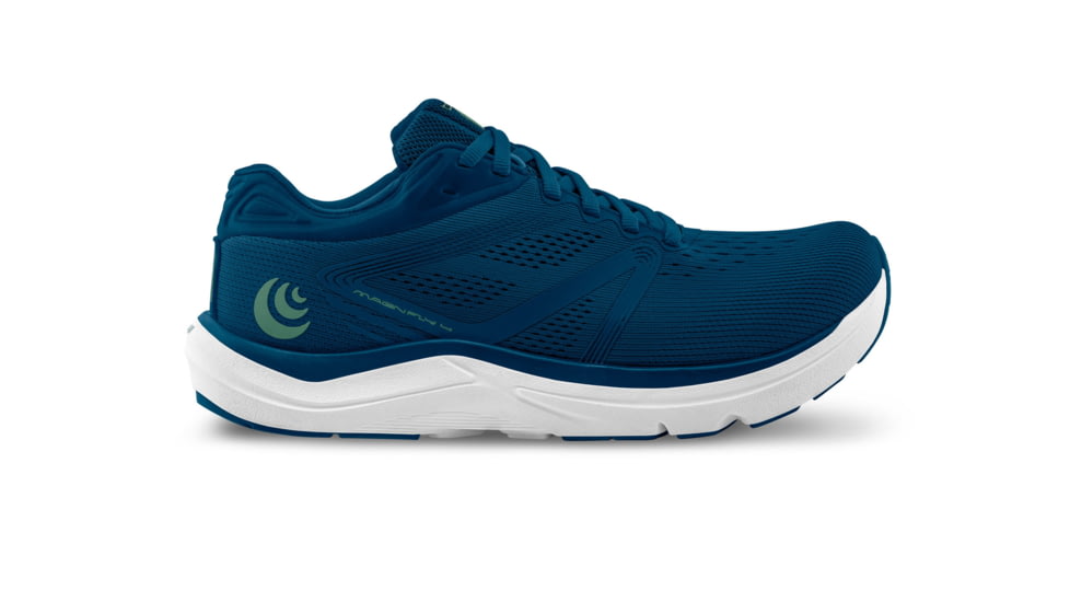 Topo Athletic Magnifly 4 Road Running Shoes - Womens, Admiral Blue/Teal, 7.5, W051-075-ADMTEA