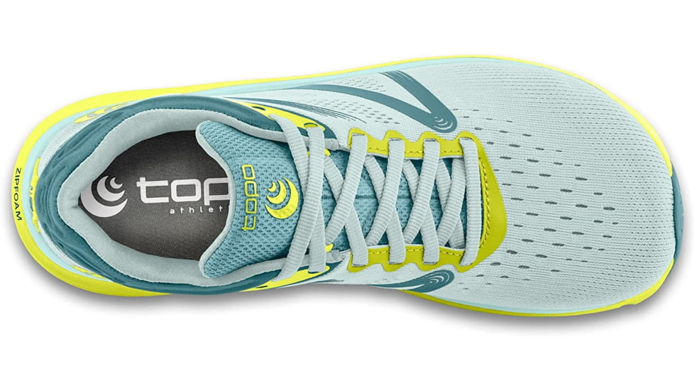 Topo Athletic Magnifly 4 Road Running Shoes - Womens, Glass Blue/Lime, 9.5, W051-095-GBLLIM