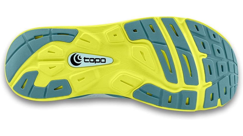 Topo Athletic Magnifly 4 Road Running Shoes - Womens, Glass Blue/Lime, 9.5, W051-095-GBLLIM