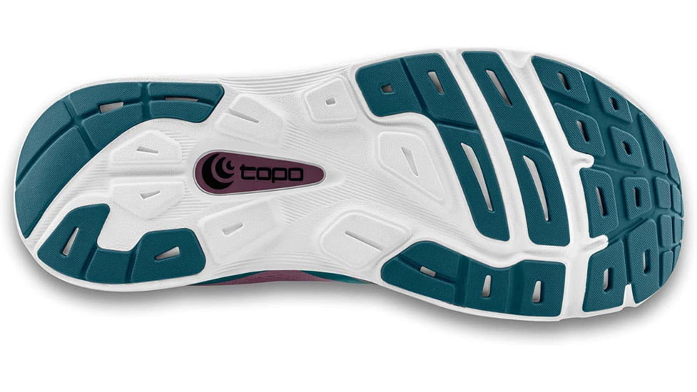 Topo Athletic Magnifly 4 Road Running Shoes - Womens, Mauve/Navy, 9, W051-090-MAVNAV