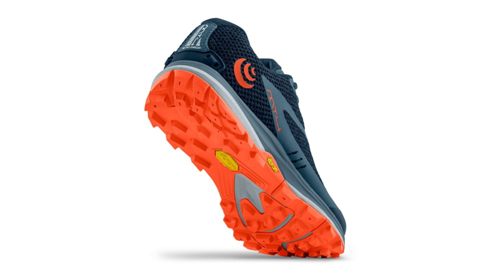 Topo Athletic MT-4 Trail Running Shoe - Womens, Navy/Coral, 7, W052-070-NAVCOR