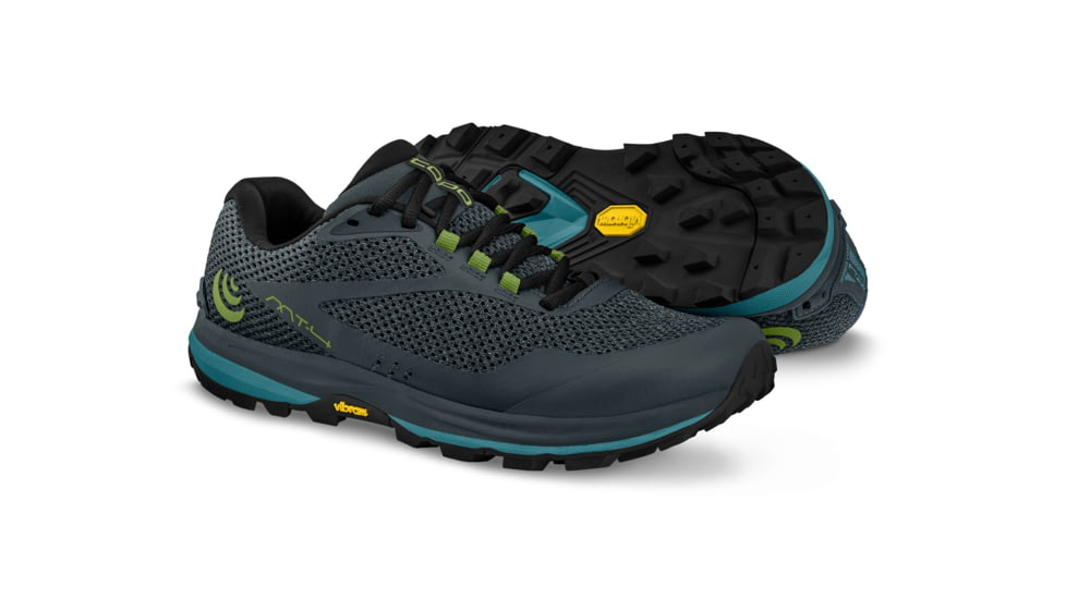 Topo Athletic MT-4 Trailrunning Shoes - Mens, Grey/Blue, 9.5, M052-095-GRYBLU