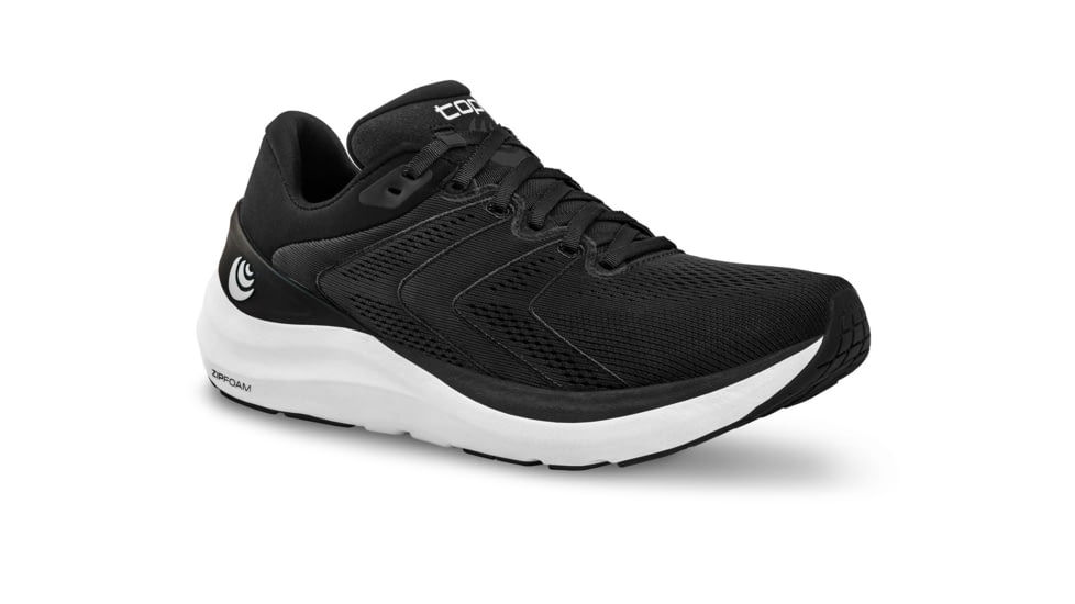 Topo Athletic Phantom 2 Road Running Shoes - Mens, Black/White, 13, M046-130-BLKWHT