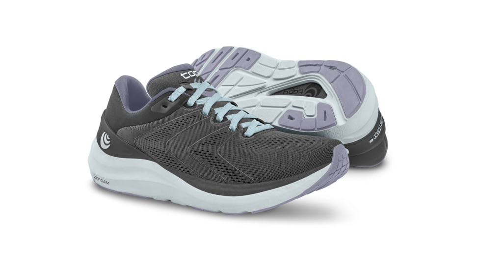 Topo Athletic Phantom 2 Road Running Shoes - Womens, Grey/Lilac, 8, W046-080-GRYLIL