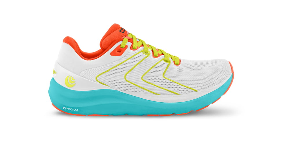 Topo Athletic Phantom 2 Road Running Shoes - Womens, White/Sky, 7.5, W046-075-WHTSKY