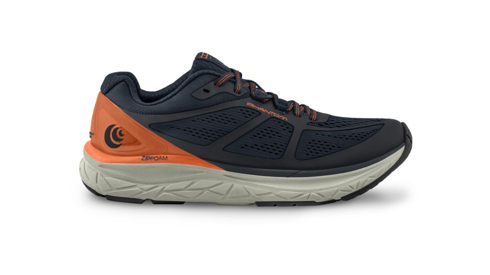 Topo Athletic Phantom - Mens, Navy / Orange, Medium, 9, M032-090-NAVORG