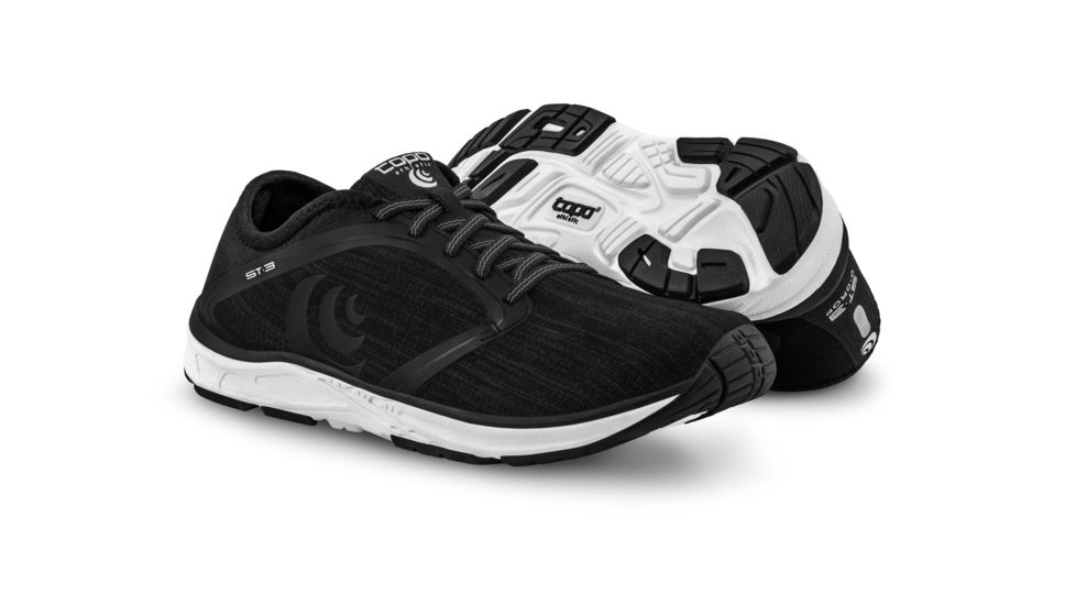 Topo Athletic ST-3 - Mens, Black / Grey, Medium, 10.5, M026-105-BLKGRY