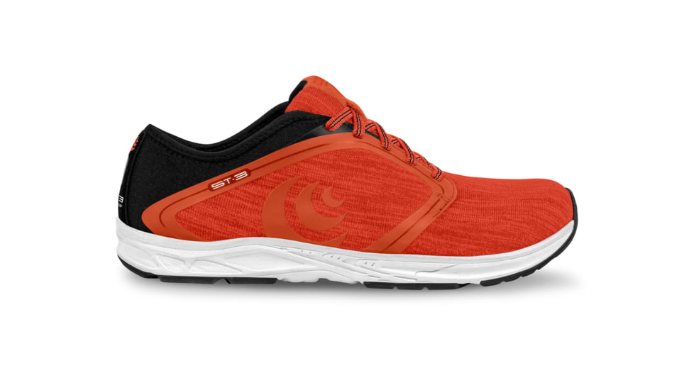 Topo Athletic ST-3 - Mens, Orange / Black, Medium, 8, M026-080-ORGBLK